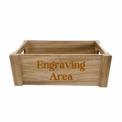 small wooden crate
