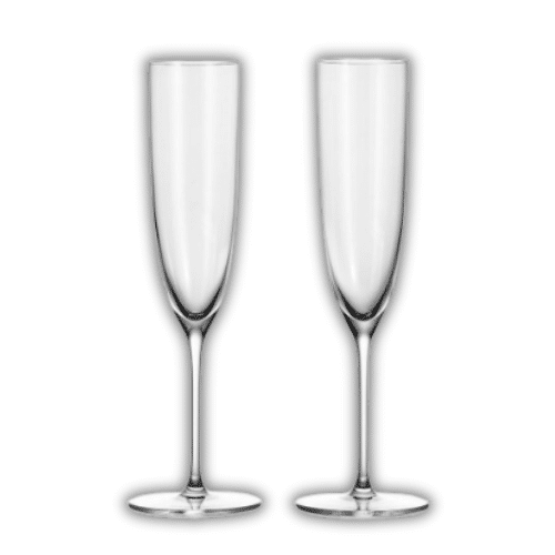 2 Champagne Flutes