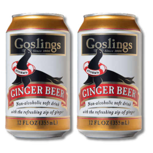 2 Ginger Beer Cans