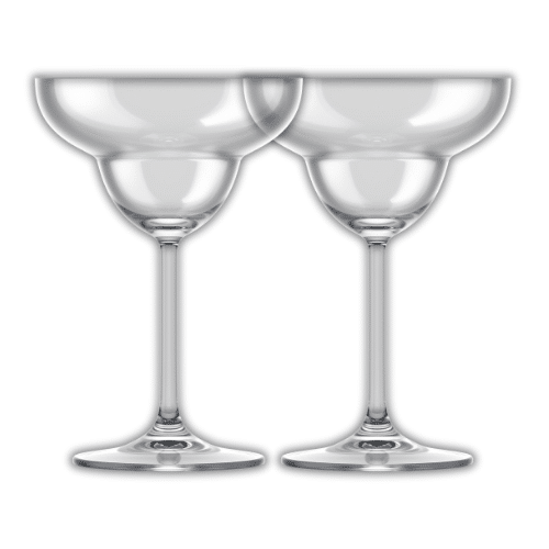 2 Margarita Glasses