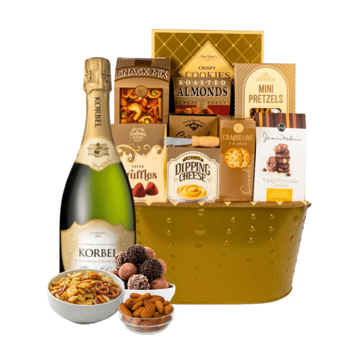 Crisp Korbel Champagne Gift Basket