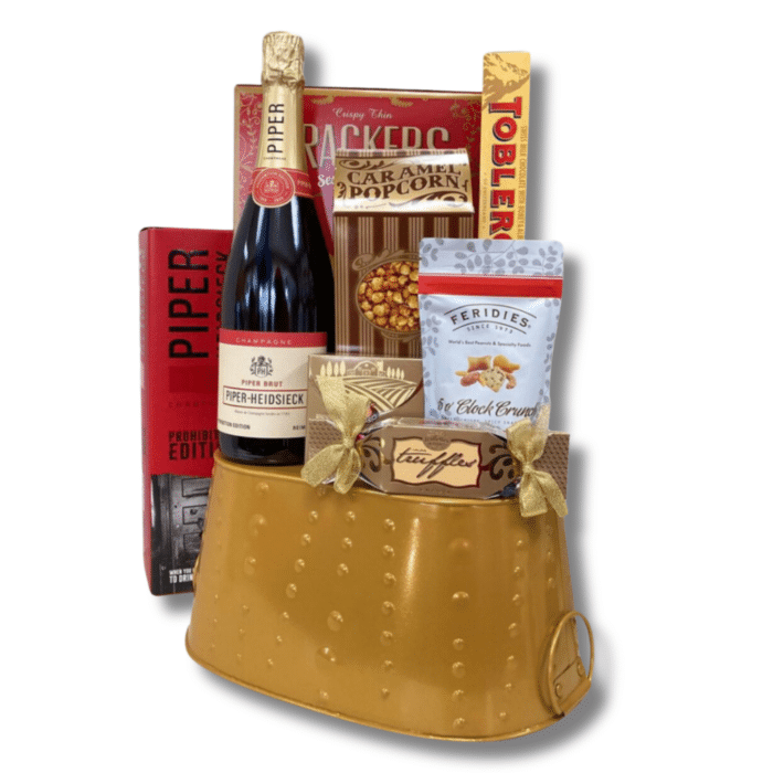 Sparkled Piper Champagne Gift Basket