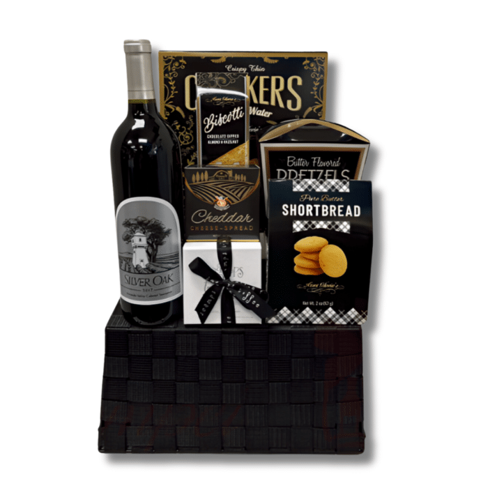Alexander Silver Oak Wine Gift Basket