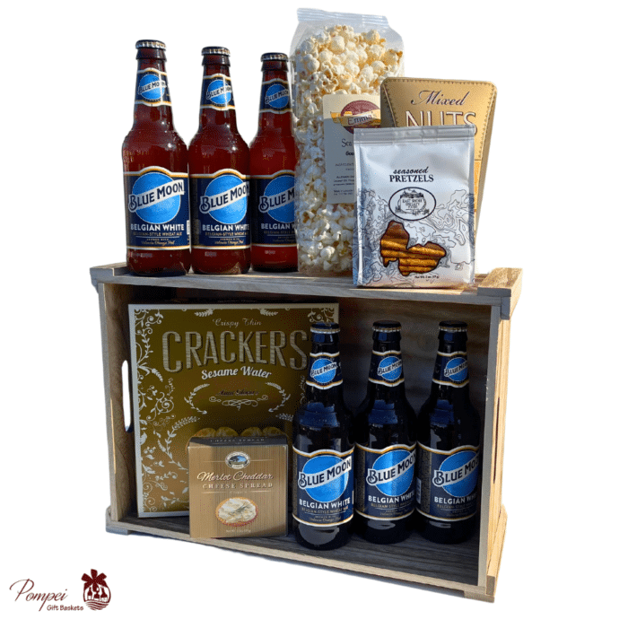 Belgian's Blue Moon Beer Gift Basket